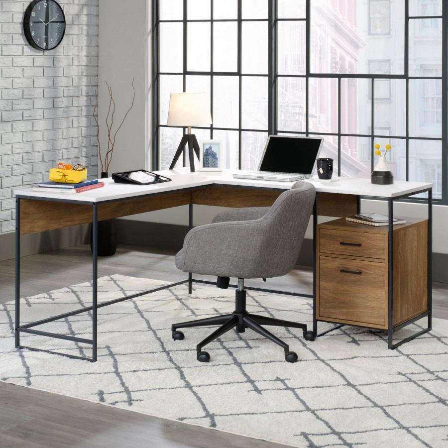 Moderna L-Shaped Home Office Desk